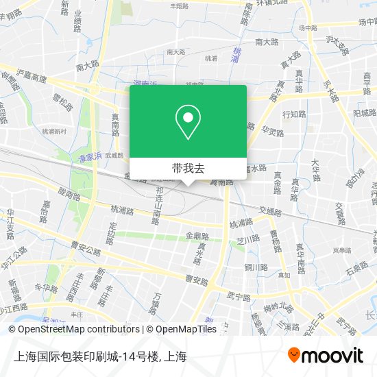上海国际包装印刷城-14号楼地图