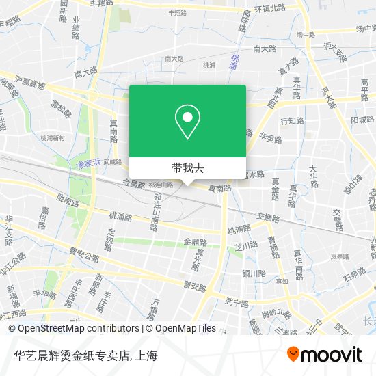 华艺晨辉烫金纸专卖店地图