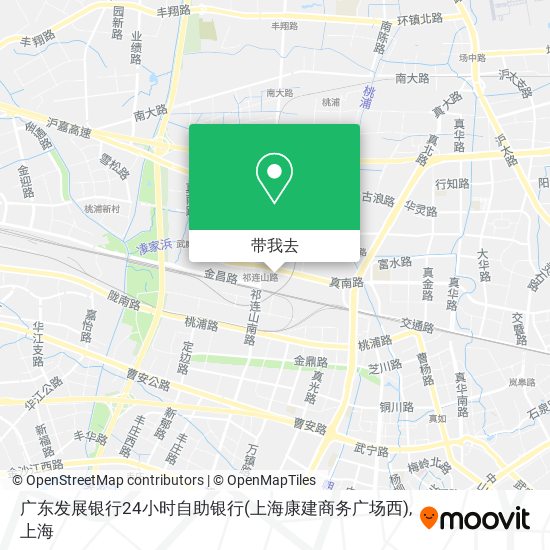 广东发展银行24小时自助银行(上海康建商务广场西)地图