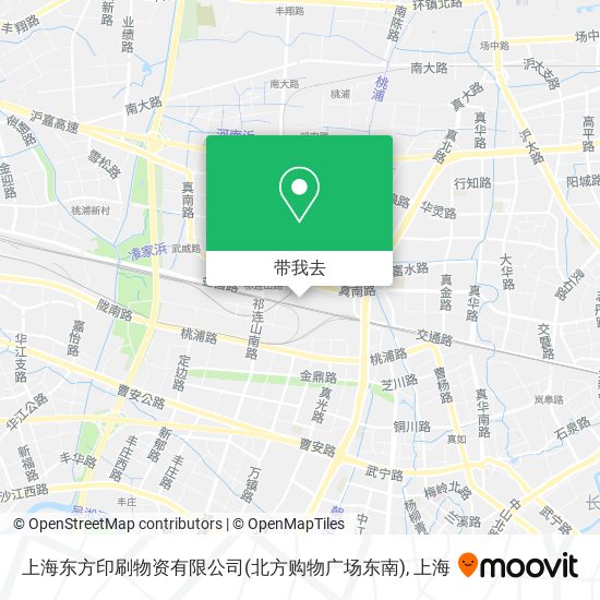 上海东方印刷物资有限公司(北方购物广场东南)地图