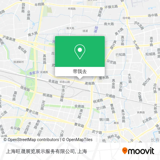 上海旺晟展览展示服务有限公司地图