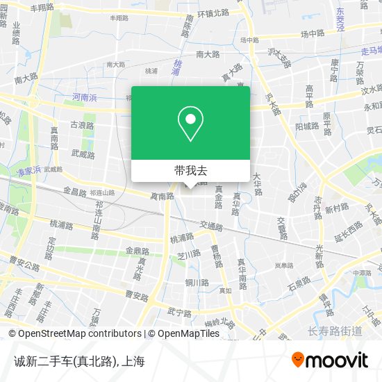 诚新二手车(真北路)地图