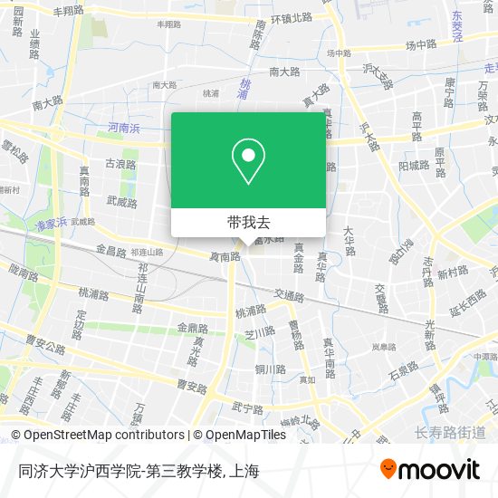 同济大学沪西学院-第三教学楼地图