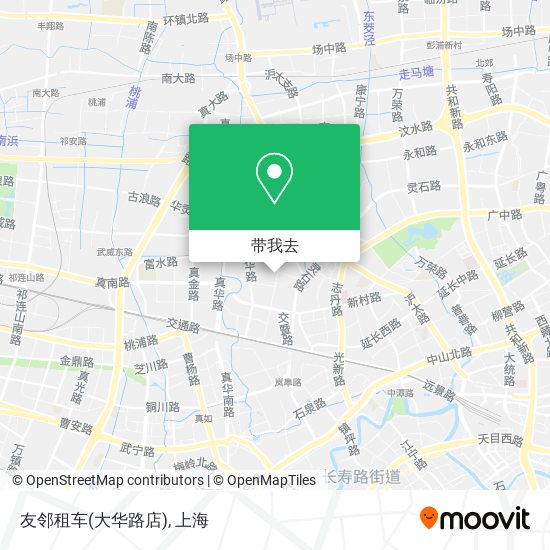 友邻租车(大华路店)地图