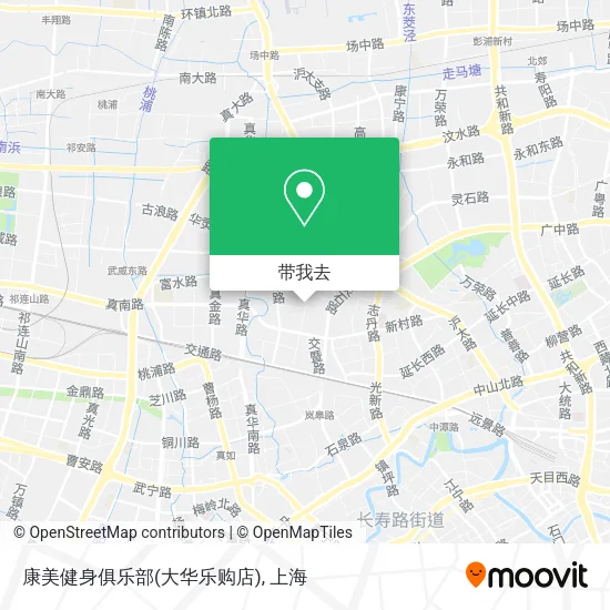 康美健身俱乐部(大华乐购店)地图