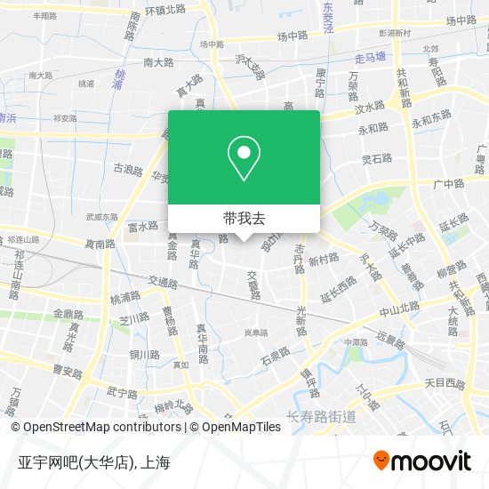 亚宇网吧(大华店)地图