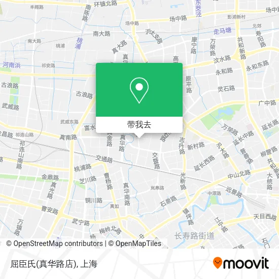 屈臣氏(真华路店)地图