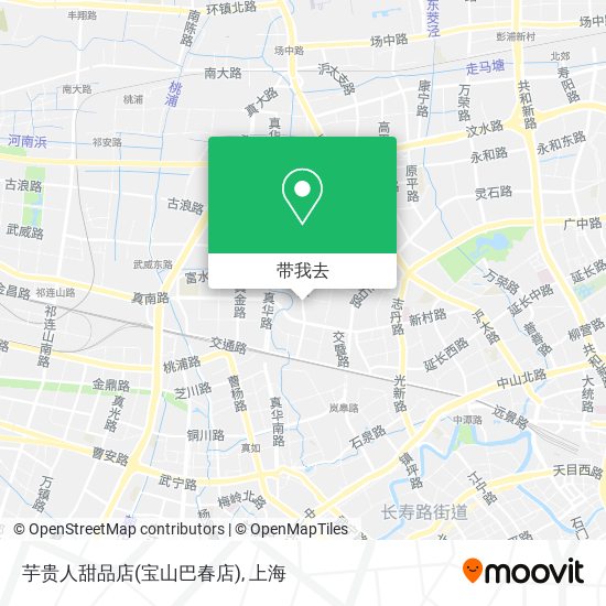 芋贵人甜品店(宝山巴春店)地图