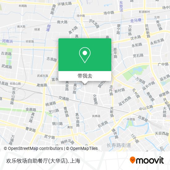 欢乐牧场自助餐厅(大华店)地图