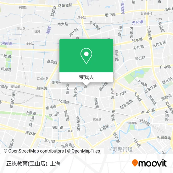 正统教育(宝山店)地图