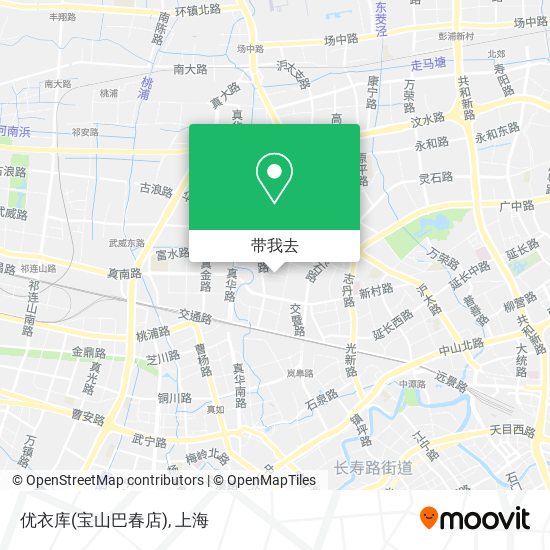 优衣库(宝山巴春店)地图