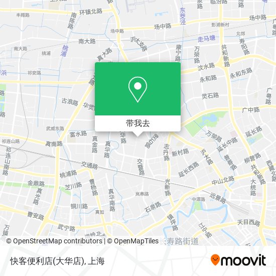 快客便利店(大华店)地图