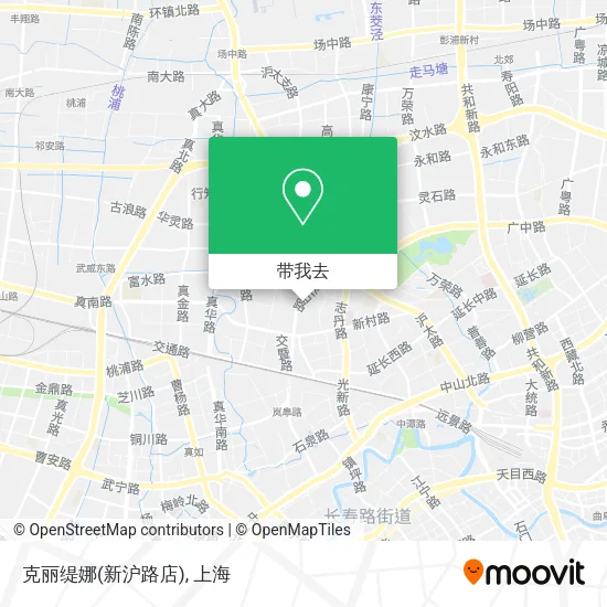 克丽缇娜(新沪路店)地图