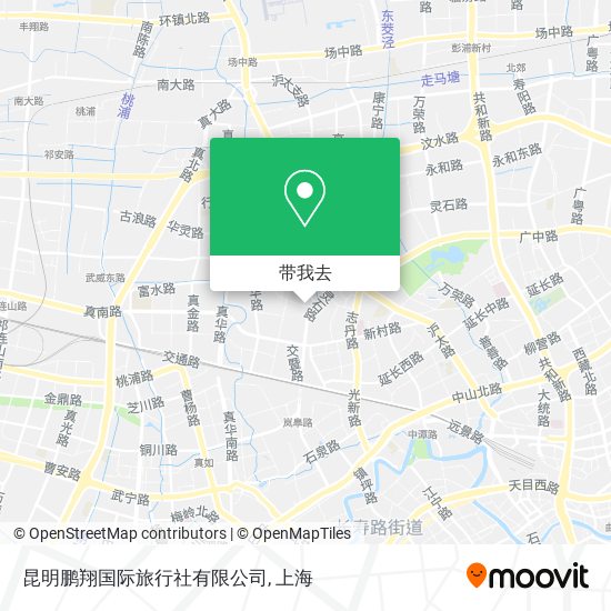 昆明鹏翔国际旅行社有限公司地图