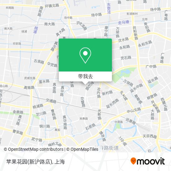 苹果花园(新沪路店)地图