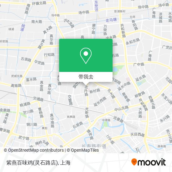 紫燕百味鸡(灵石路店)地图