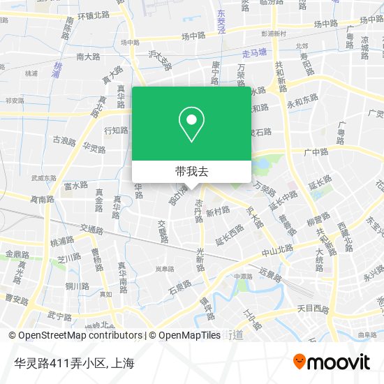 华灵路411弄小区地图