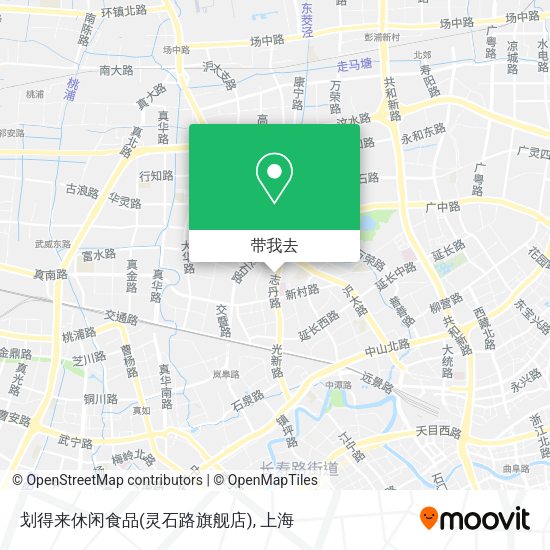 划得来休闲食品(灵石路旗舰店)地图