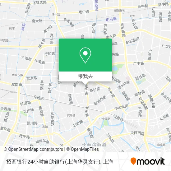 招商银行24小时自助银行(上海华灵支行)地图