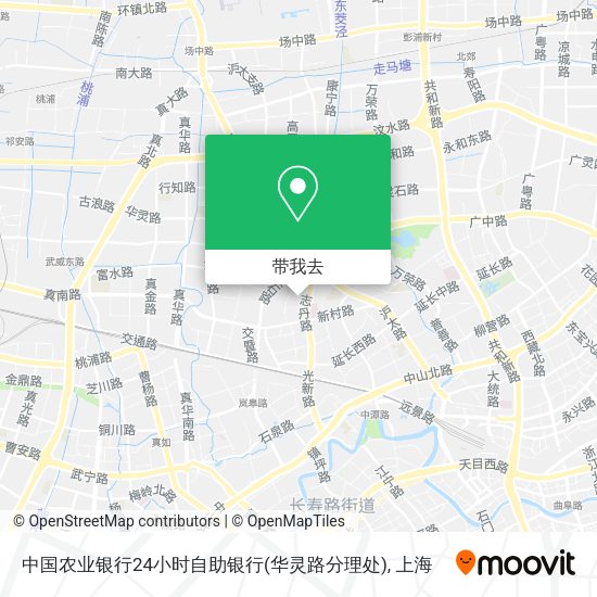 中国农业银行24小时自助银行(华灵路分理处)地图