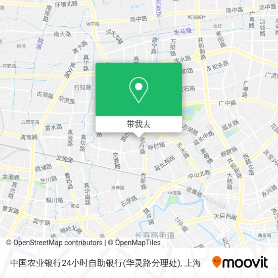 中国农业银行24小时自助银行(华灵路分理处)地图