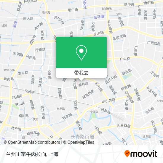 兰州正宗牛肉拉面地图