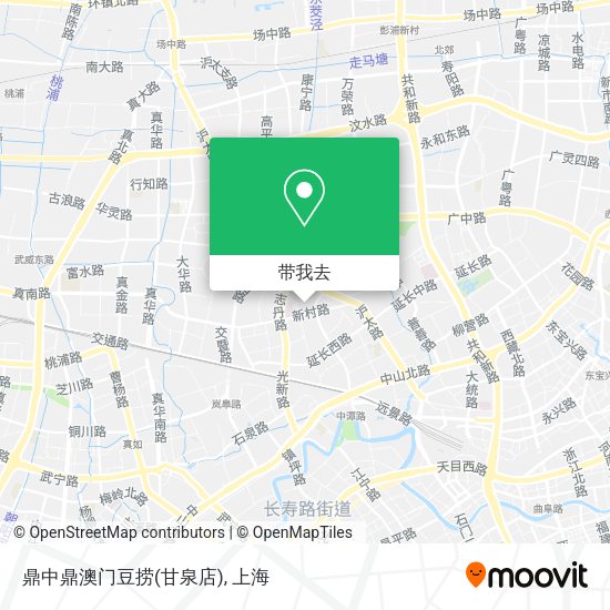 鼎中鼎澳门豆捞(甘泉店)地图