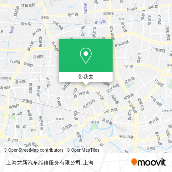 上海龙新汽车维修服务有限公司地图