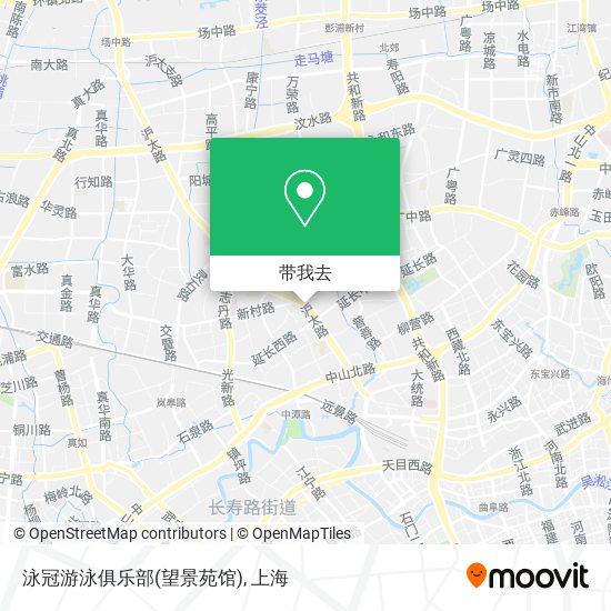 泳冠游泳俱乐部(望景苑馆)地图