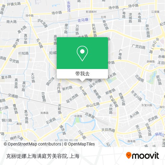 克丽缇娜上海满庭芳美容院地图