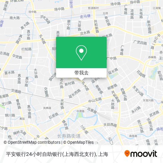 平安银行24小时自助银行(上海西北支行)地图