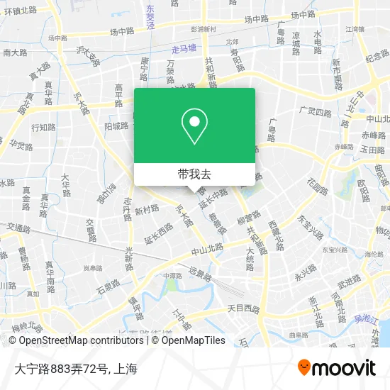 大宁路883弄72号地图