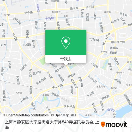 上海市静安区大宁路街道大宁路540弄居民委员会地图