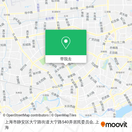 上海市静安区大宁路街道大宁路540弄居民委员会地图