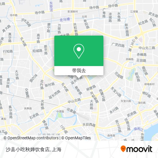 沙县小吃秋婵饮食店地图