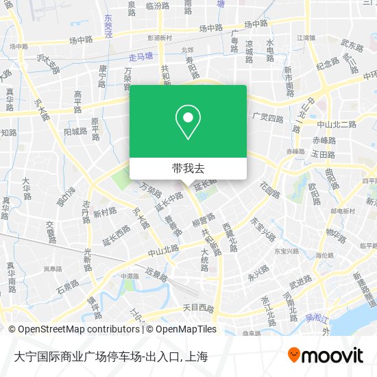 大宁国际商业广场停车场-出入口地图