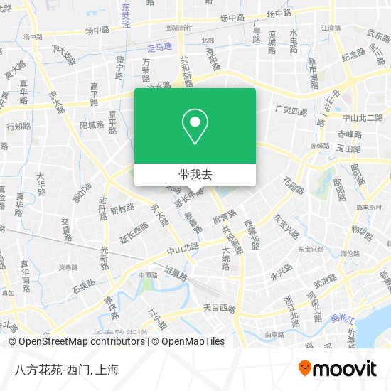 八方花苑-西门地图