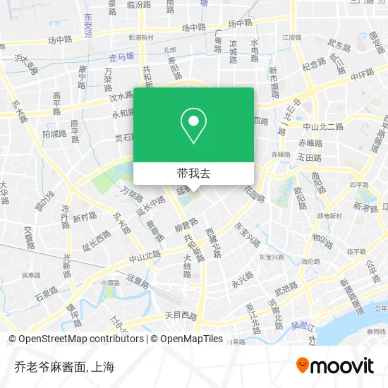 乔老爷麻酱面地图