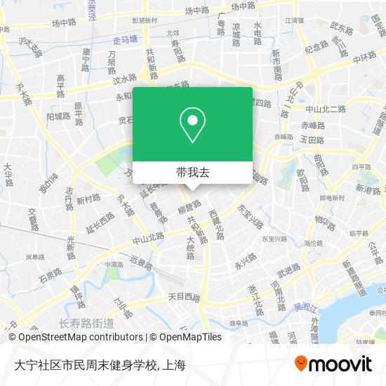 大宁社区市民周末健身学校地图