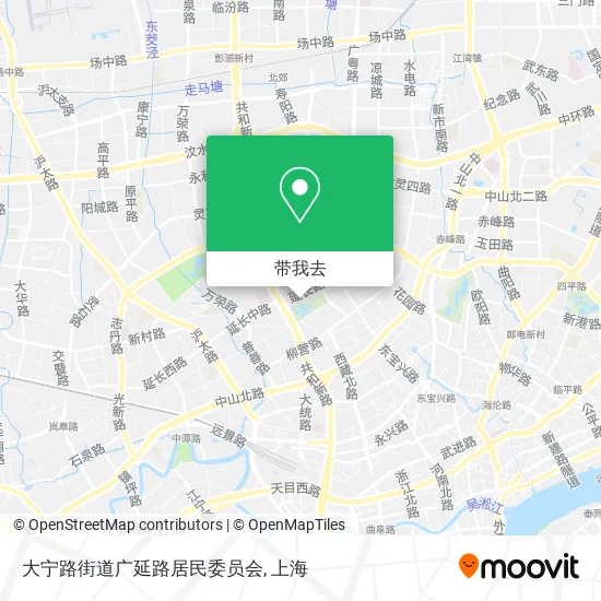 大宁路街道广延路居民委员会地图