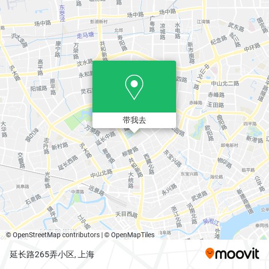 延长路265弄小区地图