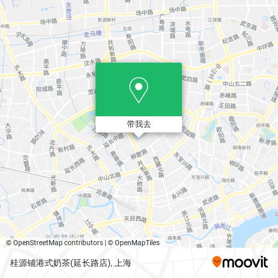 桂源铺港式奶茶(延长路店)地图