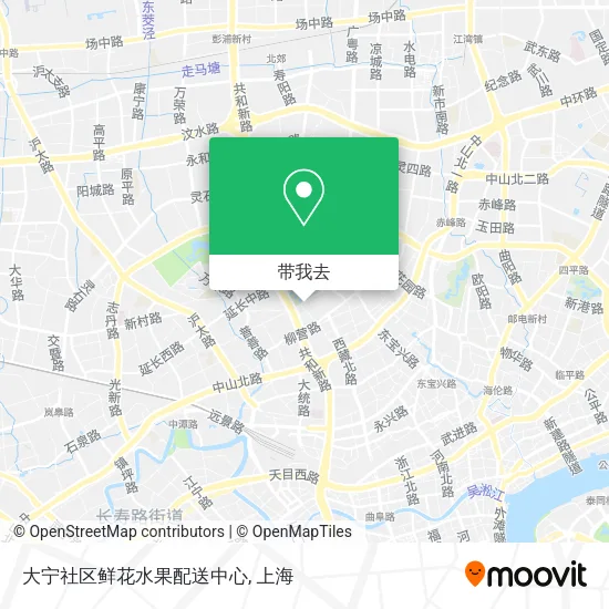 大宁社区鲜花水果配送中心地图