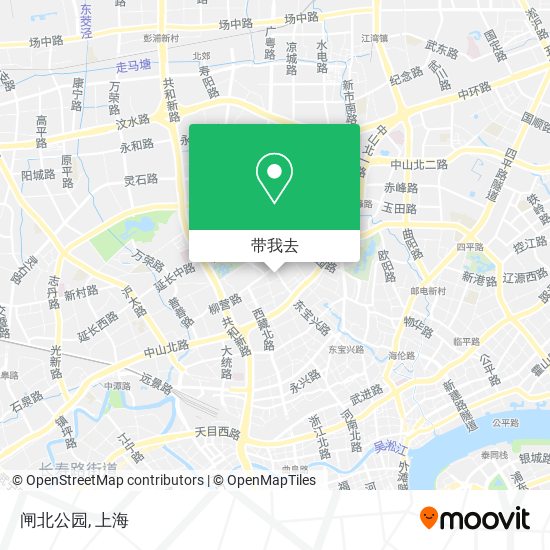 闸北公园地图
