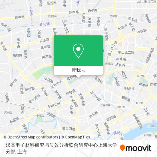汉高电子材料研究与失效分析联合研究中心上海大学分部地图