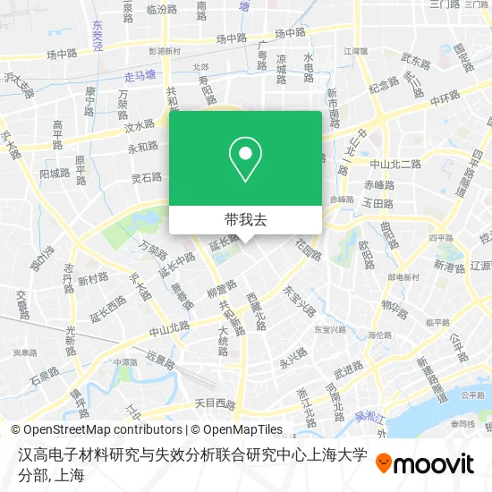 汉高电子材料研究与失效分析联合研究中心上海大学分部地图