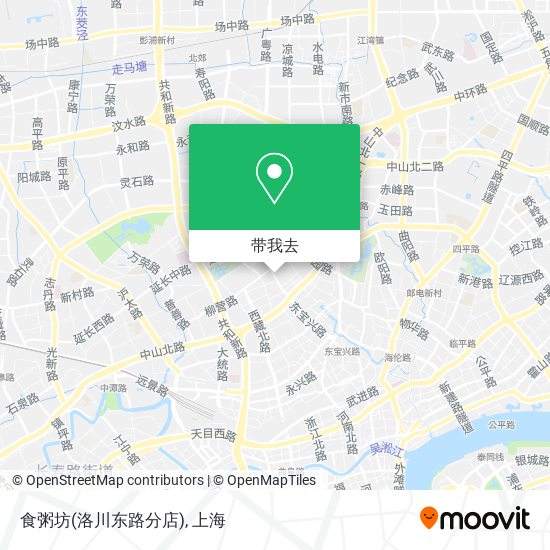 食粥坊(洛川东路分店)地图
