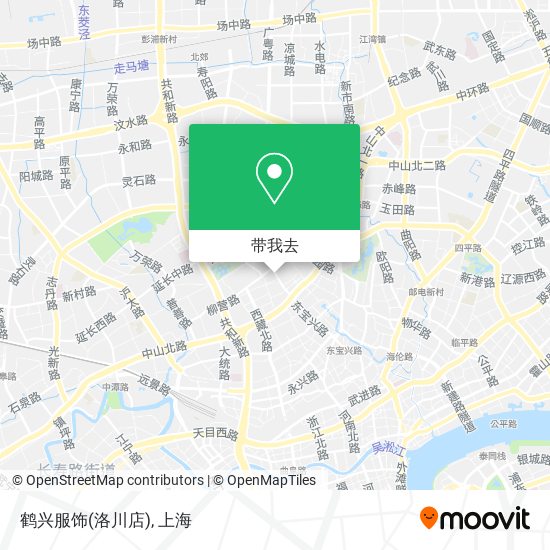 鹤兴服饰(洛川店)地图