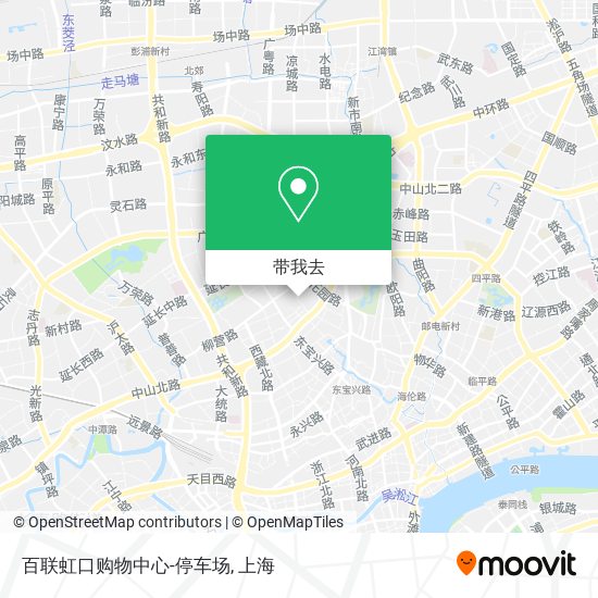 百联虹口购物中心-停车场地图
