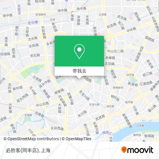 必胜客(同丰店)地图